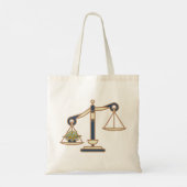 Eenvoudig om de galmendierentuin te dragen tote bag (Achterkant)