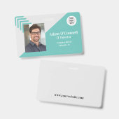 Eenvoudig ontwerp Bedrijfs-ID-logo Badge (Front & Back)