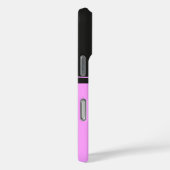 Eenvoudig ontwerp in donkergrijs en roze Case-Mate iPhone case (Achterkant / Rechts)