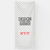 Eenvoudig ontwerp Maak uw verticale display 1 pic Spandoek (Verticaal)