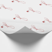 Eenvoudig ontwerp voor kerstbomen cadeaupapier (Hoek)