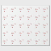 Eenvoudig ontwerp voor kerstbomen cadeaupapier (Vlak)