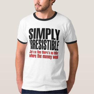 Eenvoudig onweerstaanbaar t-shirt