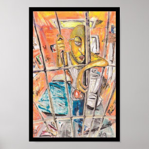 Eenvoudig oog-Poster Poster