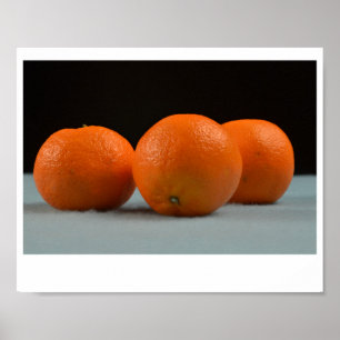 Eenvoudig Oranje Poster