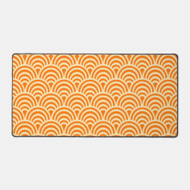 Eenvoudig Oranje Schelp Patroon Bureaumat