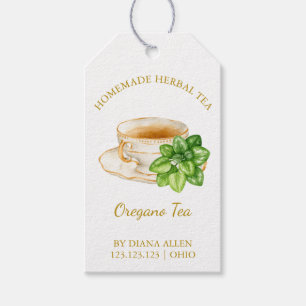 Eenvoudig Oregano Tea Hang Label Cadeaulabel
