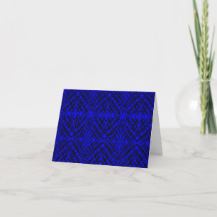 Eenvoudig overzicht Spiegelen Blauw Notitiekaartje