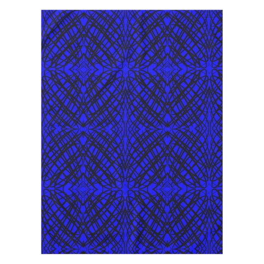 Eenvoudig overzicht | Spiegelen | Blauw | Tafelkleed (Voorkant)