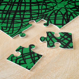 Eenvoudig overzicht Spiegelen Groen Legpuzzel