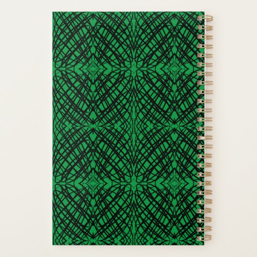 Eenvoudig overzicht | Spiegelen | Groen | Planner (Achterkant)