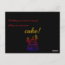 Eenvoudig overzicht verjaardagsuitnodiging Briefka Briefkaart