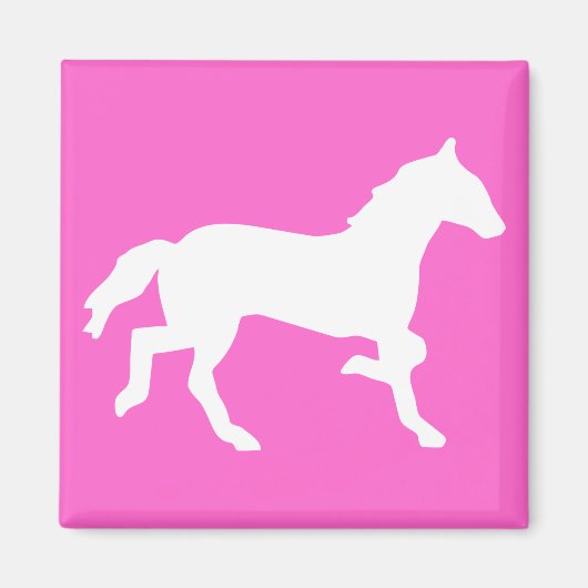 eenvoudig paard magneet (Voorkant)