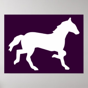 eenvoudig paard poster