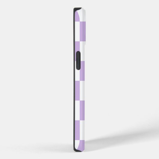 Eenvoudig Paars Lila geborgd monogram Case-Mate iPhone Case (Achterkant / Rechts)