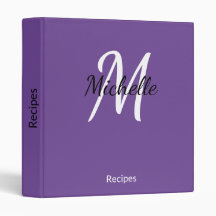 Eenvoudig Paars Monogram Recept