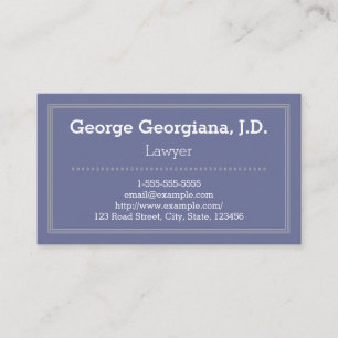 Eenvoudig Paars professioneel Visitekaartje