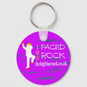 eenvoudig paars sleutelhanger