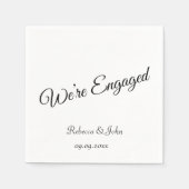 Eenvoudig papier voor eenvoudige Script Engagement Servet (Voorkant)