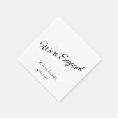 Eenvoudig papier voor eenvoudige Script Engagement Servet (Hoek)