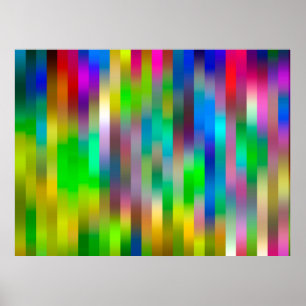 eenvoudig parallel verticaal lijnpatroon ABSTRAC Poster