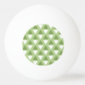 Eenvoudig pastelgroen geometrisch patroon pingpongballen (Achterkant)