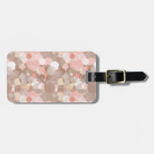 Eenvoudig patroon - Cirkels Bagagelabel (Voorkant horizontaal)