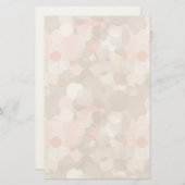 Eenvoudig patroon - cirkels briefpapier (Voorkant / Achterkant)