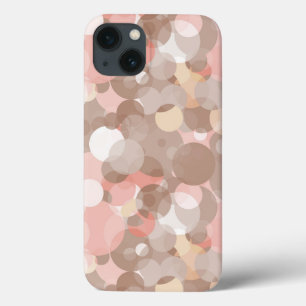 Eenvoudig patroon - cirkels iPhone 13 hoesje