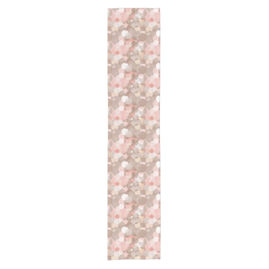 Eenvoudig patroon - cirkels korte tafelloper (Voorkant)