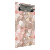 Eenvoudig patroon - cirkels mini klembord (Schuin)