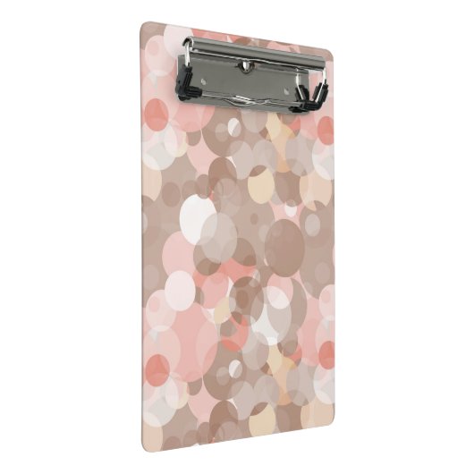 Eenvoudig patroon - cirkels mini klembord (Schuin)