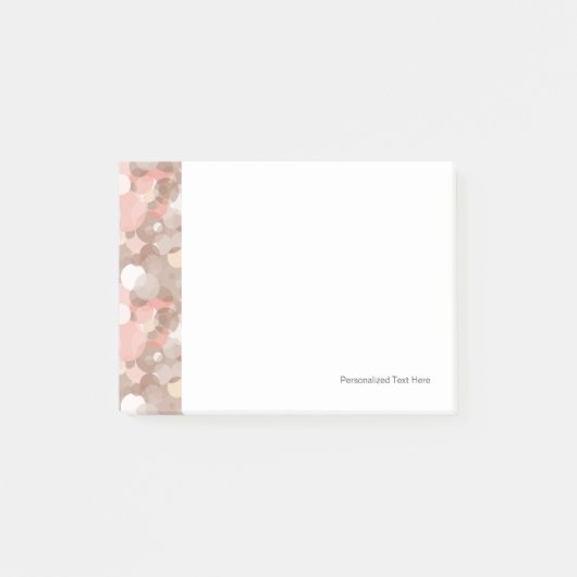 Eenvoudig patroon - cirkels post-it® notes (Voorkant)