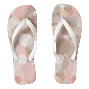 Eenvoudig patroon - cirkels teenslippers