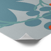 Eenvoudig patroon. grijze achtergrond, oranje, poster (Hoek)