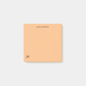Eenvoudig Persoonlijk Briefpapier Monogram Bord Si Post-it® Notes (Voorkant)
