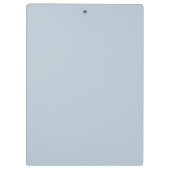 Eenvoudig persoonlijk monogram en naam in blauw klembord (Achterkant)