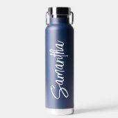 Eenvoudig persoonlijke naamscript waterfles (Voorkant)