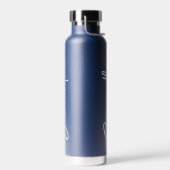Eenvoudig persoonlijke naamscript waterfles (Links)