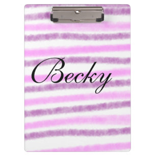 eenvoudig pink pastel watercolor add your name cus klembord