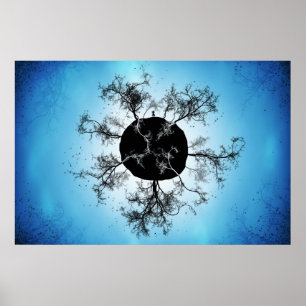 Eenvoudig Planet Poster