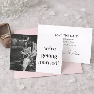 Eenvoudig Plezierig Luchtig Minimaal Modern Foto B Save The Date