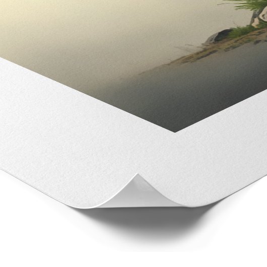 Eenvoudig Poster pine-structuur (Hoek)