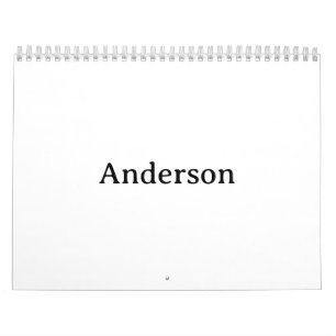 Eenvoudig professioneel 21,59 x 27,94 cm 2 pagina' kalender