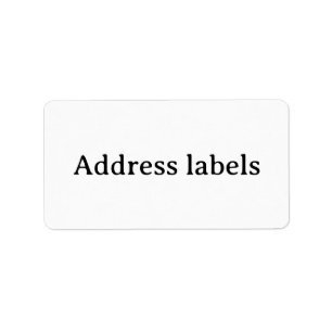 Eenvoudig professioneel 2.375" x 1.25" adres etiket