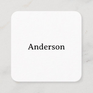Eenvoudig Professioneel Afgerond 2,5" x 2,5" Plat Afsprakenkaartje