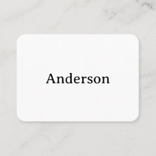 Eenvoudig Professioneel Afgerond 3.5" x 2.5" Plat Afsprakenkaartje
