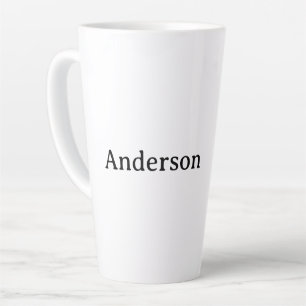 Eenvoudig professioneel bedrijf 17 oz grote latte mok