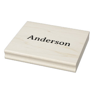 Eenvoudig professioneel bedrijf 4,0" x 5,0" rubberstempel