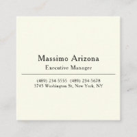 Eenvoudig Professioneel Modern Minimalistisch